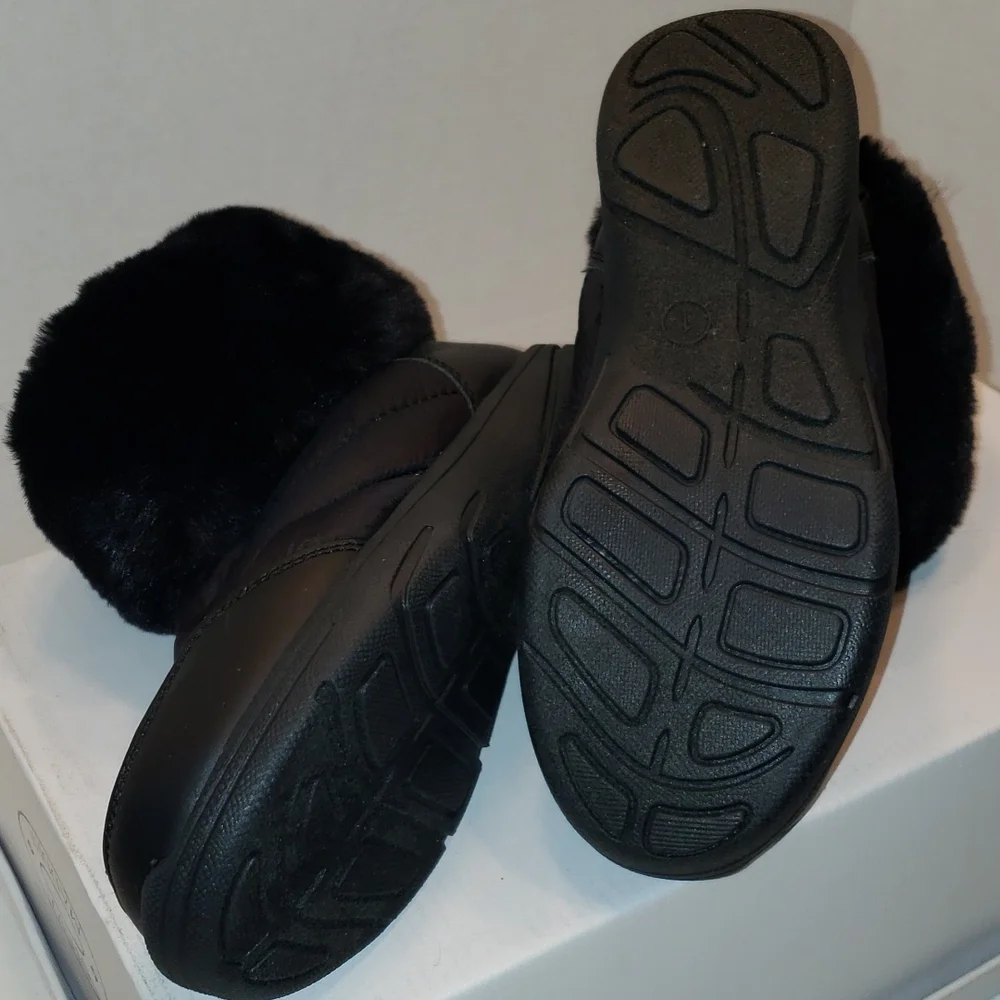Girl's‎ Black Snow Boots